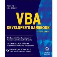 Book VBA Developer's Handbook 